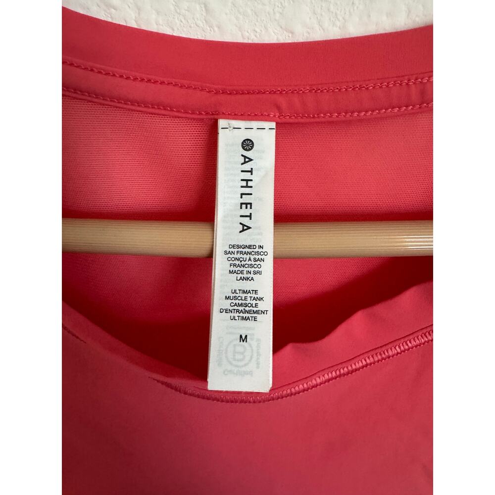 Athleta Vibrant Pink Tank Top - Picture 7 of 7